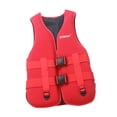 thumbnail image 2 of Chaleco ,Chaleco chaleco neopreno niños adultos,Chaleco de natación Chaleco flotante Flotador de agua Flotabilidad,Traje de supervivencia para aprender Rojo XL, 2 of 8