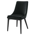 thumbnail image 1 of Side Dining Chair, Black, Velvet, Modern Contemporary, Kitchen Room Cafe Bistro Restaurant Hospitality, 1 of 10