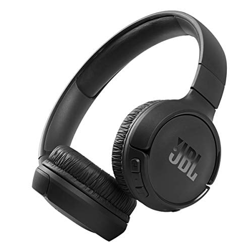 JBL Bluetooth Noise-Canceling Over-Ear Headphones, Black, JBLT510BTBLKAM