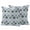 Gray, variant on 2 Pack Outdoor Waterproof Throw Pillow Covers,Vintage Rustic Morocco Geometric Print Decorative Square Patio Pillowcases for Chair Couch Sofa 16x16in