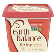 Earth Balance Soy Free Buttery Spread, 15 oz Tub