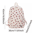 thumbnail image 2 of Mochila De Pana Y Fresa, Bonita Mochila Belug Beige Fresas, 2 of 4