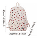 thumbnail image 2 of Mochila De Pana Y Fresa, Bonita Mochila Belug Beige Fresas, 2 of 4