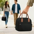 thumbnail image 6 of Insulated Lunch Bag For Men And Women Large 10L Capacity Leak Proof Cooler Bag For Office School Picnic And Daily Use Wear Resistant Fabric With Multiple Pockets Thermal Food Tote Bag, 6 of 7