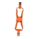 thumbnail image 5 of Correa para equipaje con correa para añadir una bolsa que conecta tus maletas. Multifuncional y ajustable. naranja, 5 of 8
