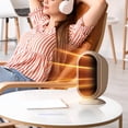 thumbnail image 5 of Space Heater,Portable Electric Heater for Indoor Use,Small Fast Heating Heater with Overheat & Tip-Over Protection,Mini Desk Ceramic Heaters for Bedroom Home Office Use,Beige, 5 of 9