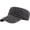 Gray, variant on Byfri Studded Cadet Cap Black Cotton Adjustable Flat Top Hat for Men Women Streetwear