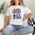 thumbnail image 2 of Proud Parent of Air Force Member, White Comfort Colors T-Shirt, Small, 2 of 3