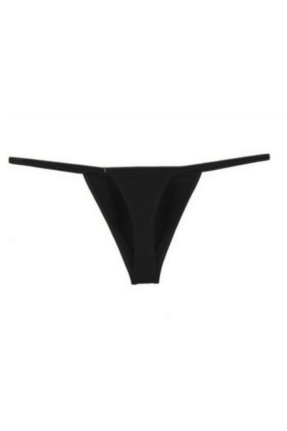 Mens Thong Clearance, Mens Open Back Low Waist Underpants Briefs Thong Underwear Mens Underwear, Underwear for Men L Black