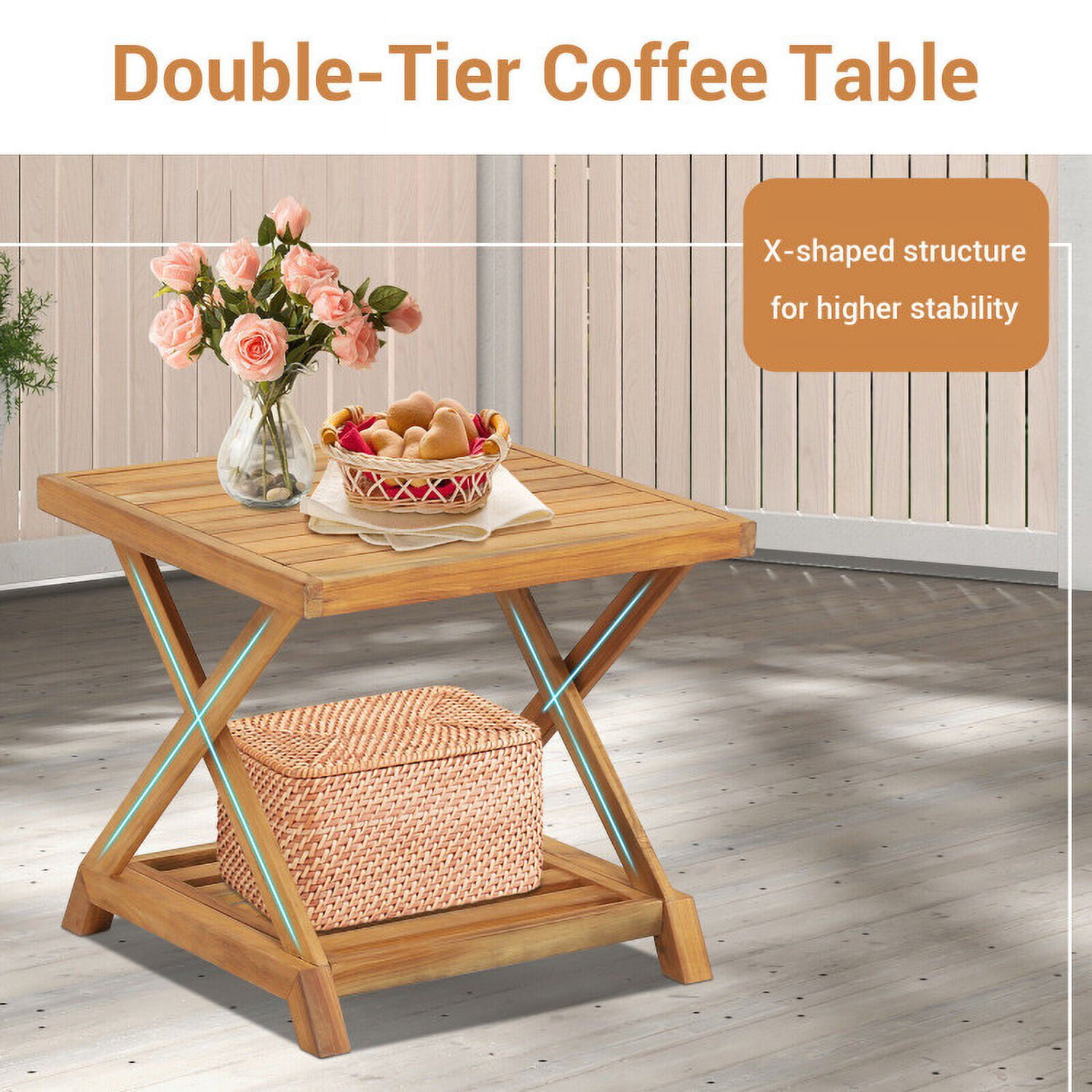 Aimee Lii 3 Pieces Patio Wicker Furniture Set with 2-Tier Side Table, Patio Table and Chairs Set, Natural Aimee Lii 3 Pieces Patio Wicker Furniture Set with 2-Tier Side Table, Patio Table and Chairs Set, Natural