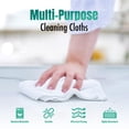 thumbnail image 6 of ZUPERIA Cotton Terry Bar Mop Towels, pack of 24, 14 x 17 in, White Absorbent Cleaning Cloths for Home & Garage, 6 of 8