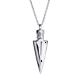 thumbnail image 1 of Collar Hombre LUCKMAN Lance Acero Inoxidable Baño Oro 18k Plata o Negro, 1 of 6