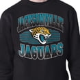 thumbnail image 3 of Men's Starter Black Jacksonville Jaguars Team Grit Graphic Fleece Pullover Sweatshirt, 3 of 3