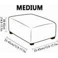 thumbnail image 2 of Vireellx Ottoman Covers Slipcover 18 x 18/20x20/36 x 36 in Ottoman Covers Protector for Footrest Foot Stool Furniture Stretch Comfortable with Elastic Bottom, 2 of 8