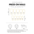 thumbnail image 6 of Pink Press on Nail with 3D Bow,24Pcs French Tips,Almond Fake Nail with Pearl Decor Long Lasting False Nail, 6 of 9