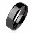 thumbnail image 6 of His Hers 3 PCS Round CZ Black IP Stainless Steel Wedding Ring Set Mens Wedding Flat Band- Size W10M12, 6 of 6