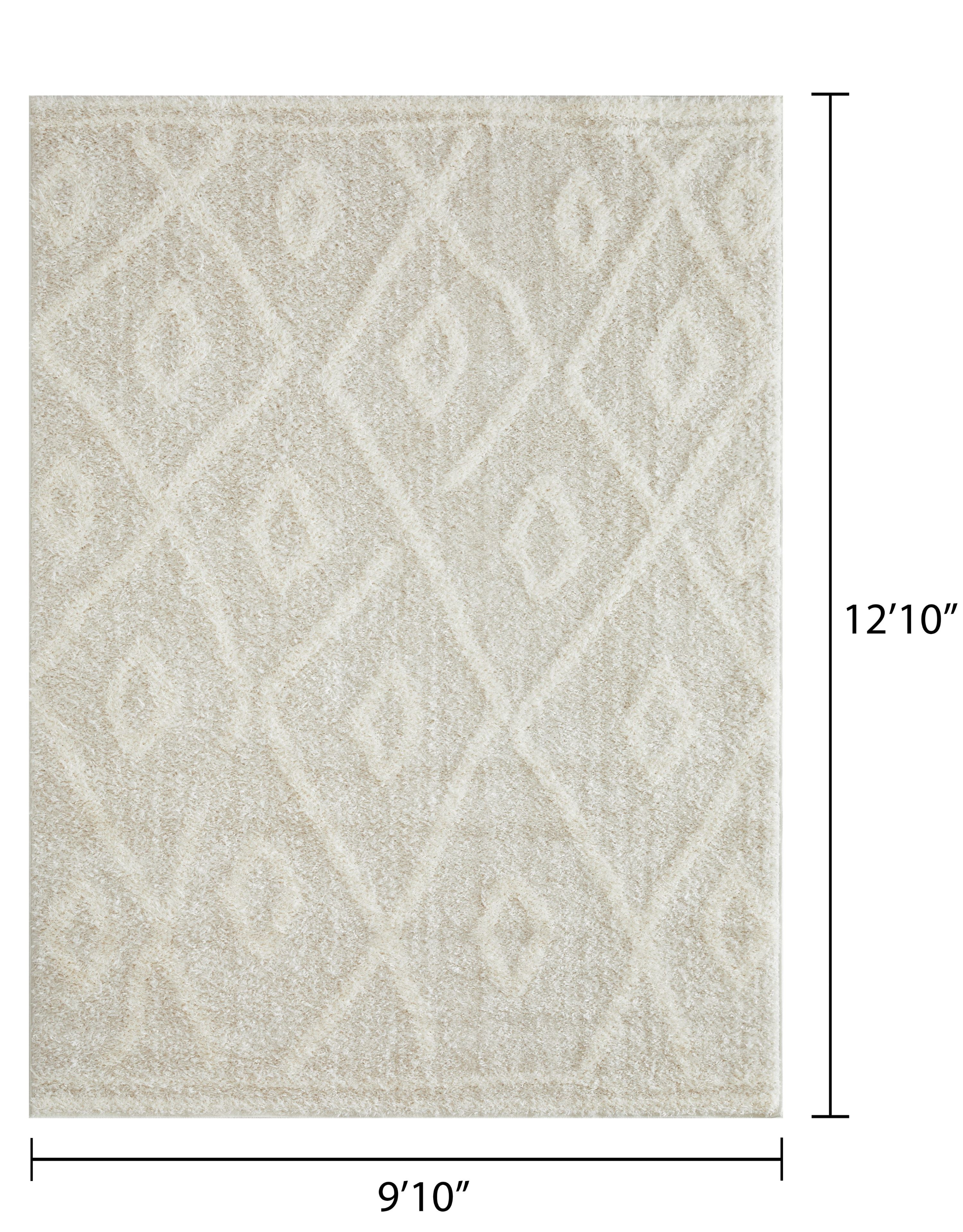 Loomaknoti Vemoa Avonako 9' x 12' Gray Geometric Indoor Area Rug