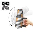 thumbnail image 3 of OBREWU Paw Print Sonstripes Tumbler with Handle and Lid,Paw Print Sonstripes 40oz Double Wall Vacuum Insulated Tumbler,Cups Gift for Women and Men, 3 of 7