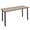 Beige, variant on 66" x 24" Kee Mobile Training Wood Table- Grey/ Black