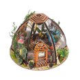 thumbnail image 1 of Monstrate Casa de muñecas DIY de invernadero 3D en miniatura para niños, casa de muñecas coleccionable que inspira la imaginación Decoración del hogar, 1 of 6