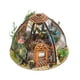thumbnail image 1 of Bearachild Casa de muñecas hecha a mano amarilla de de bambú, portátil y fácil de montar, coleccionable para casa de muñecas Decoración del hogar, 1 of 6