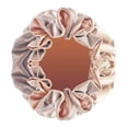 thumbnail image 2 of Plush Hair Bonnet Winter Sleeping Hats High Elastic Band for Most People to Wear Khaki, 2 of 7