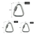 thumbnail image 3 of Climbing Buckle Triangle Carabiner Fast Hook Safety Connection Lock Meilong Lock, 3 of 10