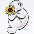 thumbnail image 2 of CafePress - Sunny Manatee Body Suit - Baby Light Bodysuit, Size Newborn - 24 Months, 2 of 4
