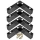 thumbnail image 1 of Furniture Levelers for Bed Riser Heavy Duty 1Set Black Iron, 1 of 4