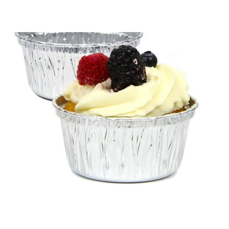 - Disposable 4 oz Sized Foil Cups-Ramekins-Crème Brulee Cups - #1400NL