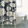 thumbnail image 5 of Watercolor Farmhouse Floral Shower Curtain – Artistic Country Garden Design, 36x72 Inches, 5 of 5