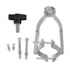 thumbnail image 3 of Adaptador de broca para taladro de agujero cuadrado, soporte de fijación para taladro de banco o taladro manual. Juego completo, 3 of 9