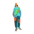 thumbnail image 1 of Parche de chica de moda, parche bordado, aplique para coser, parche decorativo para coser Estilo a, 1 of 9