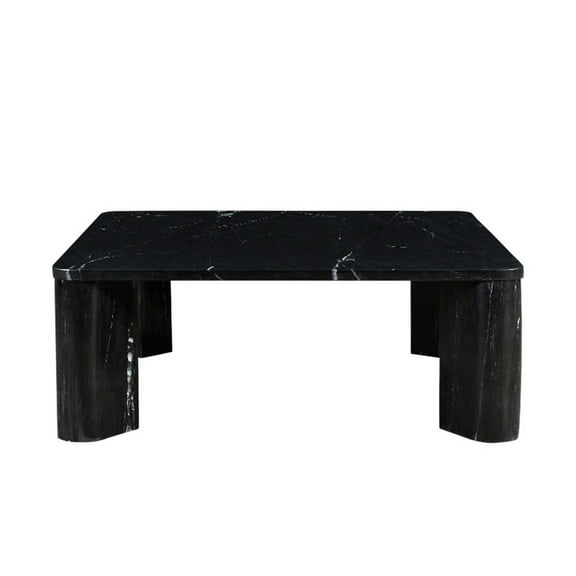 Moe's Home Collection Segment Coffee Table Jetty Black Stone Coffee Tables