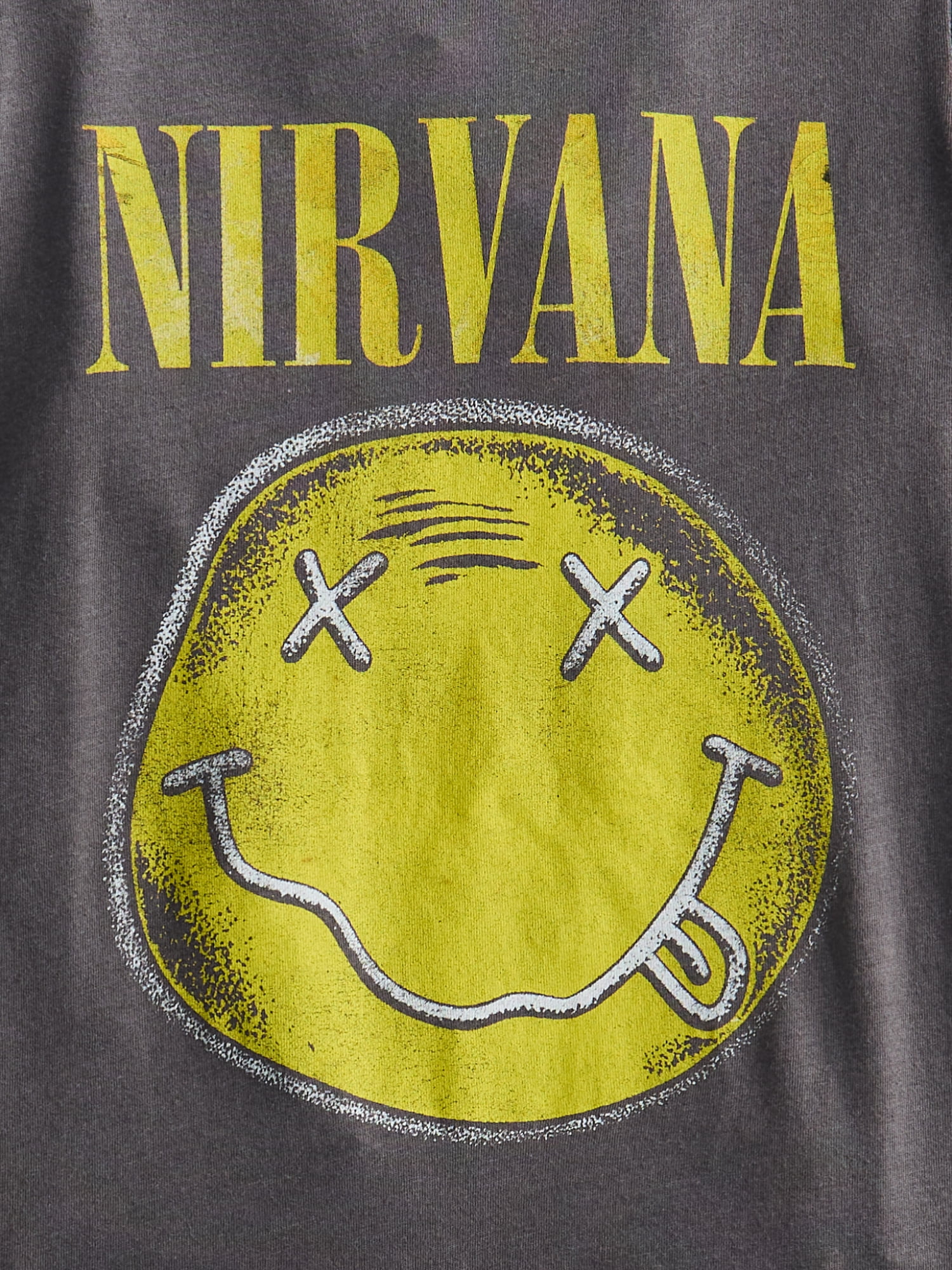 Nirvana Boys' Front Back Graphic Tour Tee with Short Sleeves, Sizes 4-18