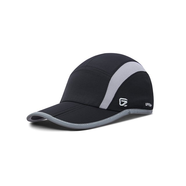 Minnieouse Gorras de béisbol plegables de malla a prueba de sol de secado rápido sombrilla de verano ajustable reflectante Snapbacks sombrero Type3 NO3