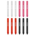 thumbnail image 1 of Unique Bargains Lot de 12 Attaches de Câble Réutilisables à Fermeture Éclair 3 Trous Attache de Fil Réglable pour Maison Bureau (Noir, Blanc, Rose, Rouge), 1 of 5