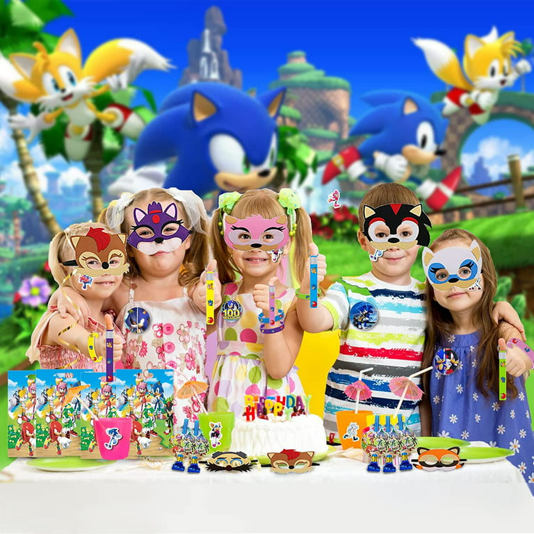Sonic Party Decorations (6 pcs) – Preppy Kids Shop