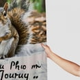 thumbnail image 3 of Autua Squirrel Shower Curtain Set Chic Modern Bathroom Decor with Hooks, Premium Polyester Fabric, Waterproof, Vibrant HD Print, Easy Installation, Machine Washable 36"x72, 3 of 7