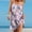 A571 Pink, variant on Women's Summer Boho Midi A-Line Dress Spaghetti Strap Sleeveless Tropical Palm Tree Print Flowy Beach Sun Dress Casual Vacation Holiday Apparel