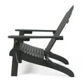thumbnail image 4 of Cytheria Acacia Wood Outdoor Foldable Adirondack Chairs, Set of 2, Dark Gray, 4 of 4