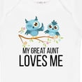 thumbnail image 4 of Inktastic Owls My Great Aunt Loves Me Boys or Girls Baby Bodysuit, 4 of 5