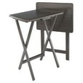 thumbnail image 1 of Winsome Alex Ensemble de Table à Collation 2 Pcs, Fini Gris Huître, 1 of 13