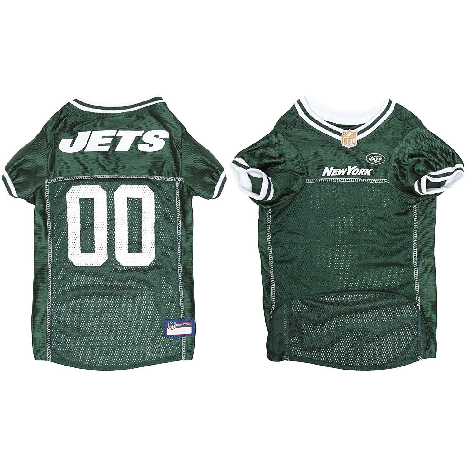 Pets First NFL New York JetsLicensed Mesh Jersey for Dogs and Cats - Extra Extra large