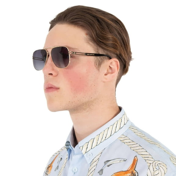 Marc Jacobs Dark Grey Shaded Navigator Men's Sunglasses MARC 633/S 0RHL/9O 60