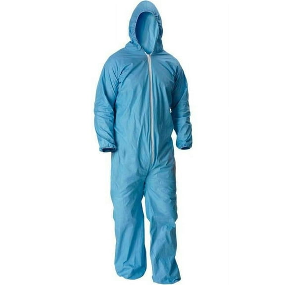 07428B Pyrolon Plus 2 Disposable FR Coverall with Hood, Elastic Wrists & Ankles - Extra Large - 25 per Case