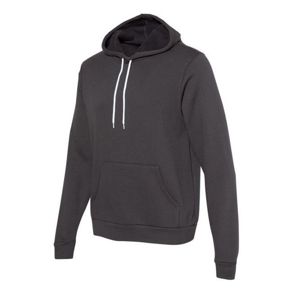 Unisex Sponge Fleece Hoodie, DTG Dark Grey - Small