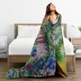 thumbnail image 5 of Monet Painting Flannel Fleece Bed Blanket Throw Blanket Lightweight Cozy Plush Blanket for Bedroom Living Rooms Sofa Couch 50"x60", 5 of 6