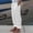 White, variant on LNWUY Cotton Linen Pants for Women Fashion Summer High Waist Wide Leg Loose Trousers with Pockets Beach Vacation Clothes Green S