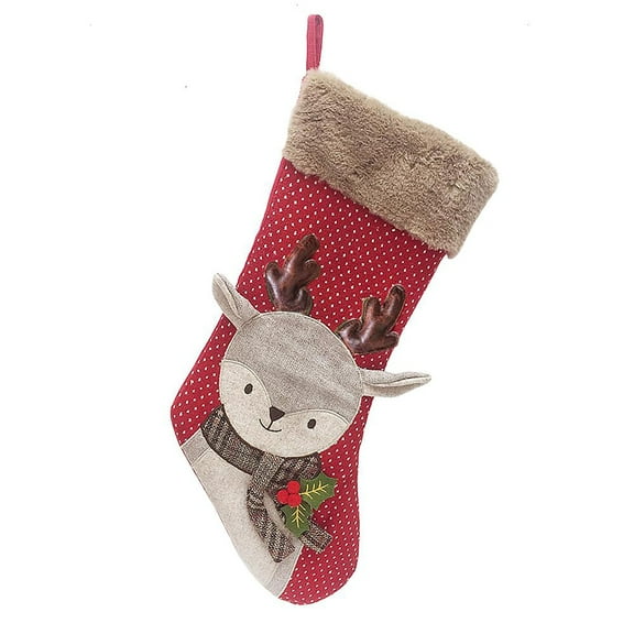 Merry Reindeer Christmas Stocking
